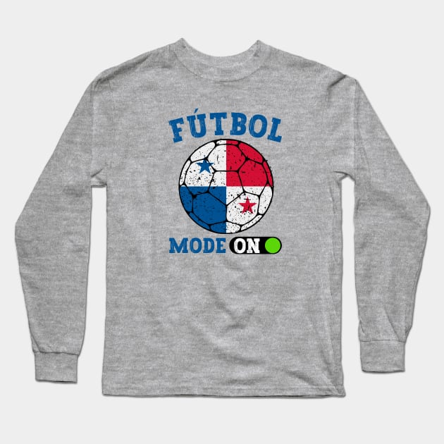 Panama Futbol Long Sleeve T-Shirt by footballomatic